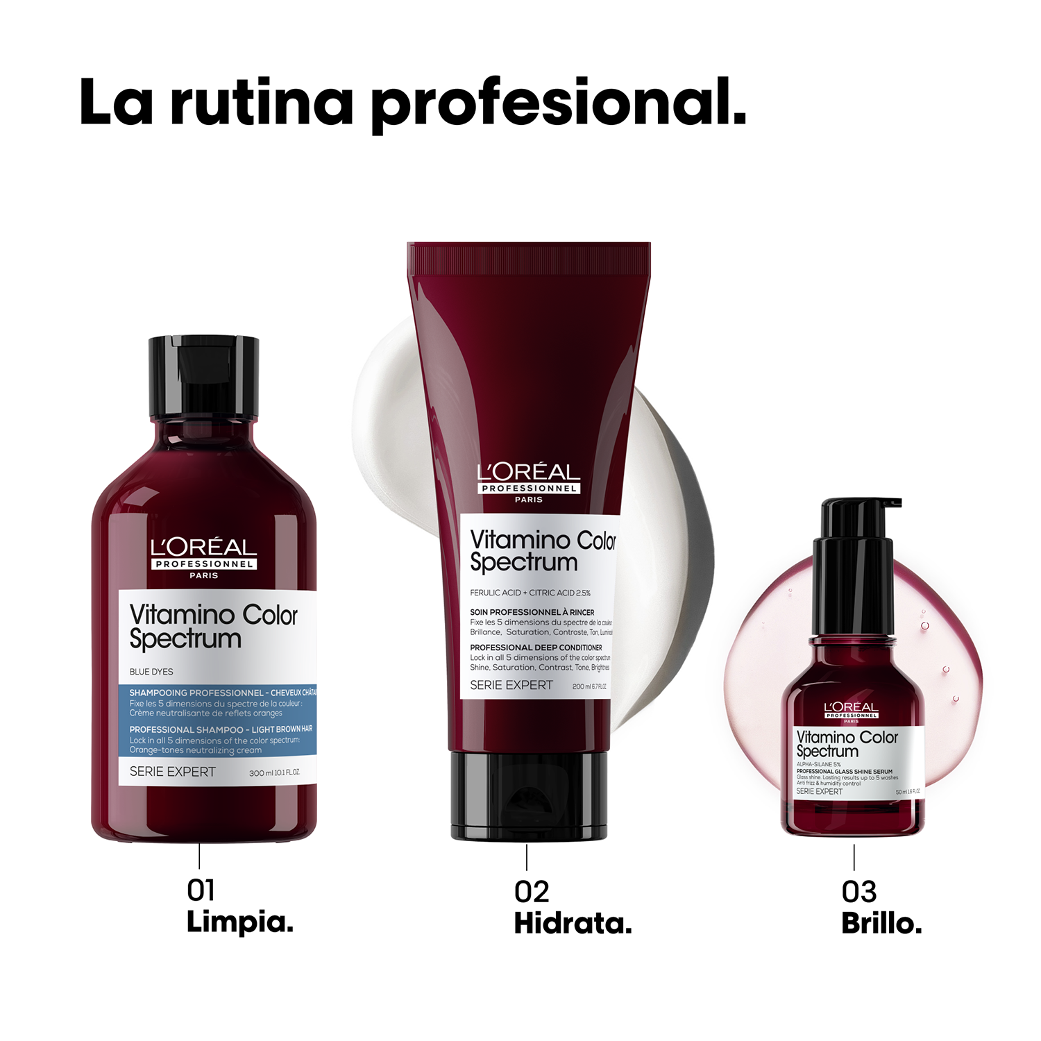 L'OREAL PROFESSIONNEL SE SPECTRUM BLUE SHAMPOO (SHAMPOO NEUTRALIZADOR PARA CABELLO CASTAÑO CLARO)